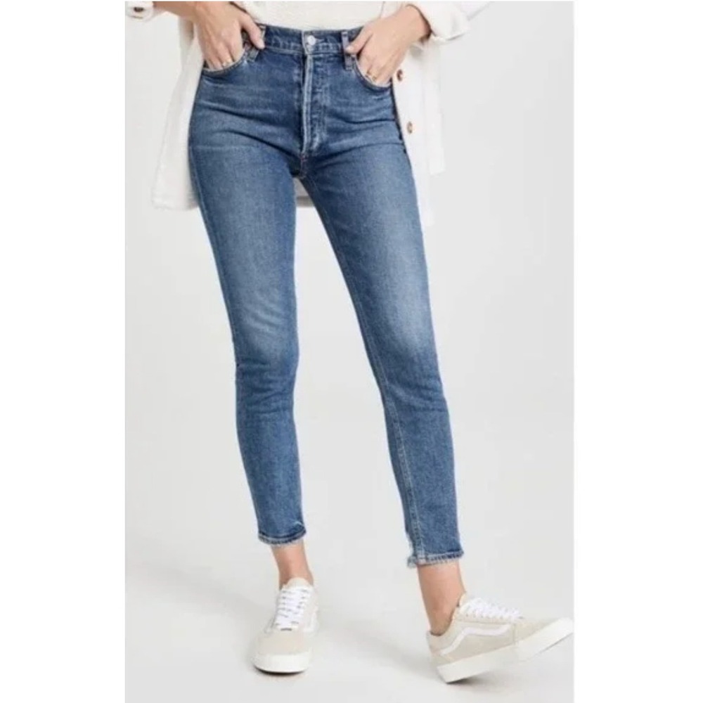 Agolde Nico High Rise Slim Jeans in Betray Size 26